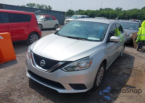 2017 Nissan Sentra S z USA, uszkodzony, nr VIN 3N1AB7AP8HY204777